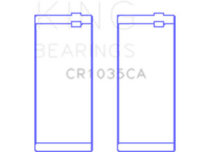 King Engine Bearings - Connecting Rod Bearing Set For Cummins Bser. L4 - CR1035CA