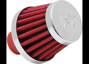 K&N Filters - 3/81/2id Flg X 2od B X 1.5t X 13/4h Cr Vent Air Filter - 62-1600RD