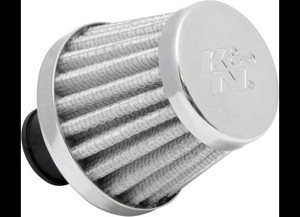 K&N Filters - 3/8in1/2inid Flg X 2inod B X 13/4inh X 1.5intp Cr Vent Air Filter - 62-1600WT