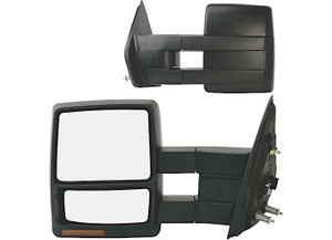 K-Source - 0914 Ford F150 Pr Heated Power Oe Mirror Extendable Towing Turn Signal & Puddl - 61185-86F