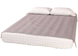 Lippert - Thomas Payne Microfiber 3in1 Tucked In Bedcover Setqueengrey Checkered - 2022107820