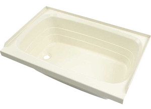 Lippert - 24in X 36in Bathtub; Left Drain  Parchment - 209372