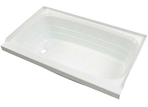 Lippert - 24in X 40in Bathtub; Left Drain  White - 209673