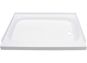 Lippert - 24in X 32in Shower Pan; Right Drain  White - 210371