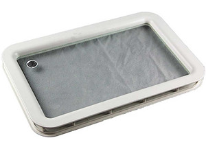 Lippert - 12in X 21in Inner And Outer Window Frame W/seal White - 363369