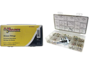 Lumax - Grease Fitting Assortment 100 Pcs - LX4843