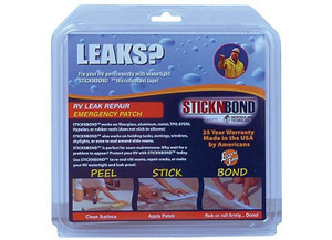 Leisure Time Marketing - Sticknbond White 6in X 6in Patch Kit - 60019