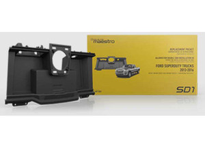 Maestro - Replacement Upper Pocket For 20132016 Superduty Trucks Equipped W/ 8inch Screen Requires Kitmft1 - ACC-KIT-SD1