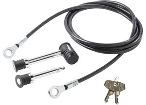 Master Lock - 5/8in & 1/2in Swivel Head Lock W/8ft Cable - 1470DAT