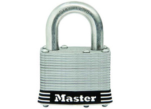 Master Lock - 2in X 1in Laminated Stainless Steel Padlock - 5SSKADHC