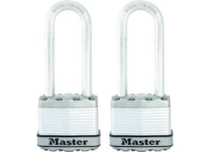 Master Lock - (2/pack) Magnum Padlock With Octagonal Handle 2in X 2 1/2in - M5BLCTLJHC