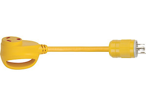 Park Power - Rv Generator Adapter 30a Locking Plug (4prong) To 30a Rv Connector - 172ARV