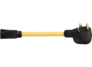 Park Power - 30a Male15a Female Adapter Cord W/hdl 12in - 3015RVDA