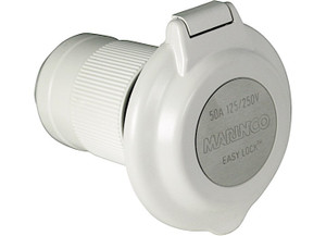 Park Power - 50a 125/250v Contoured Rv Power Inlet - 6344EL-BRV