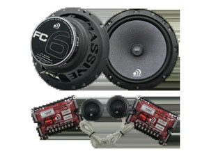 Massive Audio - 6.5in 150 Watts Rms Component Kit Speakers - FC6