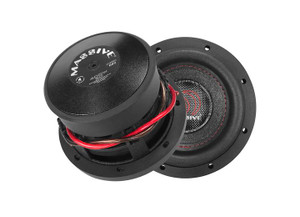 Massive Audio - 6in 200 Watts Rms Dual 4 Ohm 1.5in V.c. Shallow Mount Subwoofer - SUMMO64S
