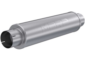 MBRP - Unv. Aluminum 4 Inlet/outlet Quiet Tone Muffler 24 Body 6 Diameter 30 Overall - M1004A