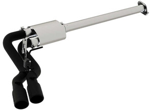 MBRP - 1520 F150 3in Cat Back Exhaust Pre Axle Dual Outlet Black As (race Version) - S5260BLK