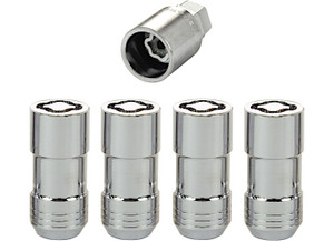 McGard - Wheel Lock Set M14x1.5 Nut Cone Seat Dual 21mm & 22mm Hex 1.965 In Oal Chrome - 24210