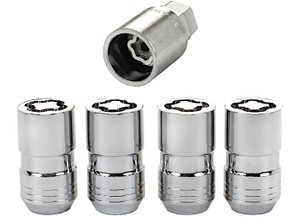 McGard - Wheel Lock Set M14x1.5 Nut Cone Seat Dual 21mm & 22mm Hex 1.639 In Oal Chrome - 24215