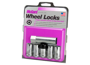 McGard - 5lock Wheel Lock Set M14x1.5 Nut Cone Seat Tuner 22mm Hex 1.648 In Oal .938 - 25515