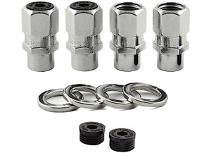 McGard - Hex Lug Nut 1/220 Drag Racing Mag Washer Short .49 In Shk 13/16 Hex 1.6 In O - 60127