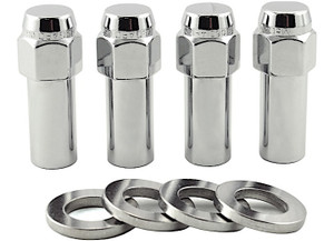 McGard - Hex Lug Nut 1/220 Ctr Washer Xlng 1.365 In Shk 13/16 Hex 2.27 In Oal Chrome - 63014