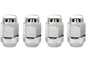 McGard - Hex Lug Nut 7/1620 Cone Seat Bulge 3/4 Hex 1.45 In Oal Chrome (4 Pk) - 64011