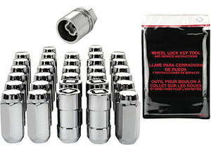 McGard - 8 Lug Hex Install Kit M14x1.5 Cone Seat W/wheel Lks 22mm Hex 1.945 In Oal Chro - 84838