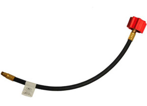 Marshall Excelsior - High Flow Thermo Pigtail 1/4ininv Flare X Qcc Red 18in Oal - MER425H-18