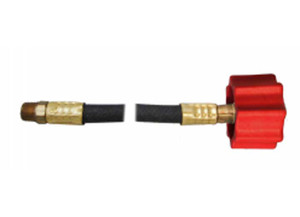 Marshall Excelsior - High Flow Thermo Pigtail 1/4 Mpt X Qcc Red 20in Oal - MER426H-20