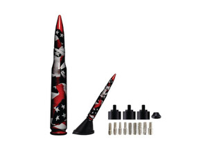 Metra - U.s. Flag Wrap  .50 Caliber Replica Antenna - 50US