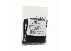 Metra - 4 Inch Cable Tie Black  Package Of 100 - BCT4