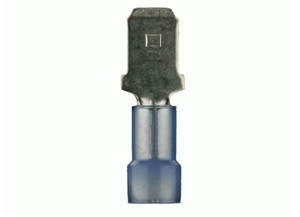 Metra - Blue Nylon Male Quick Disconnect 1614 Gauge .250 - BNMD250