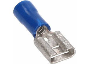 Metra - Blue Vinyl Female Quick Disconnect 1614 Gauge .250 - BVFD250