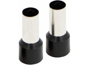Metra - Ferrules  Black 1/0ga  50 Per Bag - FRL10BK