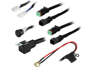 Metra - 2 Lamp Wiring Harness And Switch Kit - HE-DLWH1