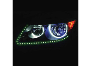 Metra - 24 Inch Green Sideview Led Pair  Bulk - HE-GSV