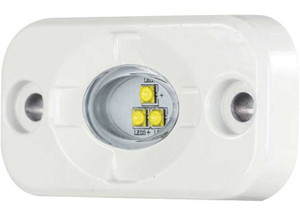 Metra - 1.5in X 3in Marine Auxiliary Lighting Pod  White - HE-ML1