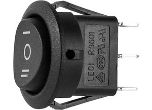 Metra - Round Rocker Switch Momentary Up Latched Down   Pack Of 5 - IBRRMOML