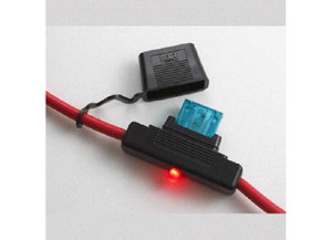 Metra - Inline Fuse Holder With Indicating Leds  Maxi Fuses - LPX-04B-I-6R