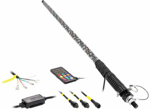 Metra - 3ft Chasing Led Rgb Whip Light W/controller - MPS-CHWP-1