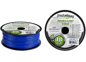Metra - Primary Wire 18 Gauge Blue Coil Of 500 Feet - PWBL18500