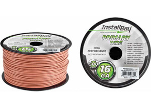 Metra - Primary Wire 16 Gauge Brown Coil Of 500 Feet - PWBN16500