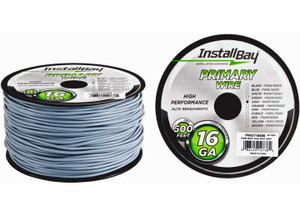 Metra - Primary Wire 16 Gauge Grey Coil Of 500 Feet - PWGY16500