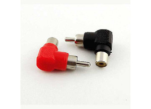 Metra - Rca Barrel Connector Mini Right Angle  Package Of 10 Pieces - RCAMRA-10