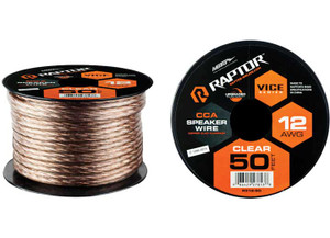 Metra - Speaker Wire 12ga Clear 50ft  Vice Series - RSW12-50
