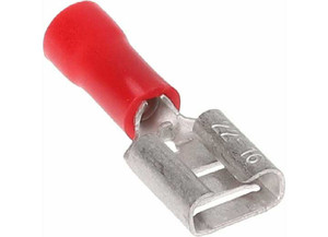 Metra - Red Vinyl Female Quick Disconnect 2218 Gauge .187 - RVFD187