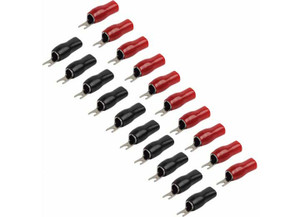 Metra - 4 Awg 1/4 Inch Spade Terminals 20pk  V8 Series - V8-ST1-20