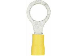 Metra - Yellow Vinyl Ring Terminal 1210 Gauge 5/16 In Pack Of 100 - YVRT516